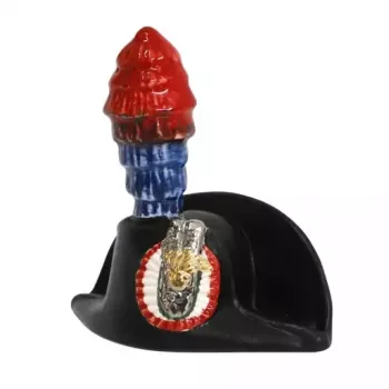 Lucerna Carabinieri in Ceramica di Caltagirone artigianale
