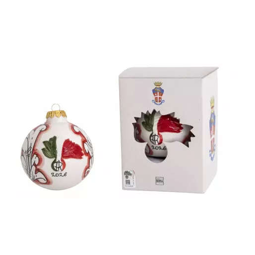 Palla di Natale e Profumatore Carabinieri 2026 | Ceramica Artigianale