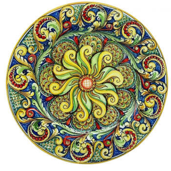 Piatto in Ceramica di Caltagirone - Fabrizio Boria Ceramiche